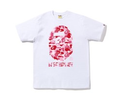 Spring/Summer 2024 B @ PE Classic Series Camouflage Round People Letter Printing Collection Short-sleeved Trendy Men's and Women's Casual T-shirts